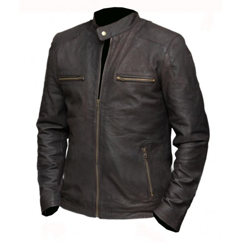 Civil War Steve Rogers Brown Leather Jacket